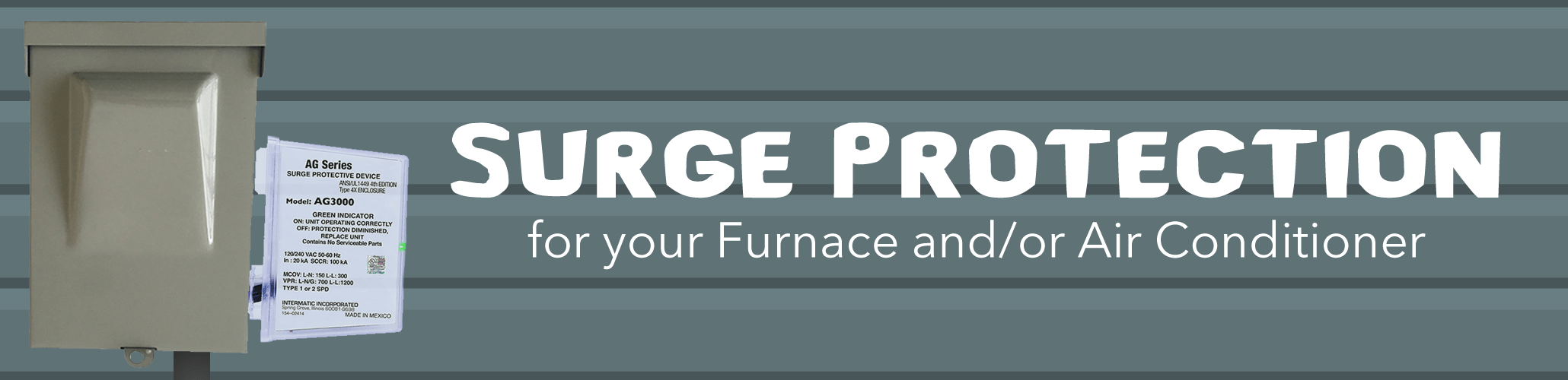 Surge Protection for your Furnace and/or Air Conditioner