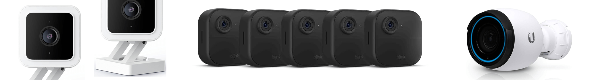 Smart cameras for your home. Wyze, Blink, or Ubiquiti